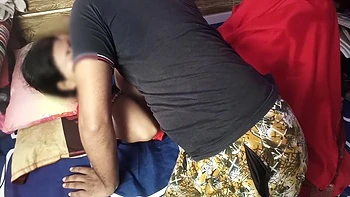 Sexy Beautiful Bhabhi In Red Saree Was Romantically Fucked By Her Husband