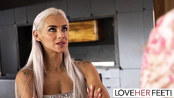 Veronica and Leanne worship feet in hot fetish scene