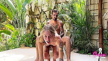 American Anal Slut Pounded In The Mexican Jungle