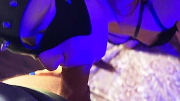 Young Redhead With A Big Ass Wearing A New Sexy Lingerie Takes Cock Deep In Her Mouth