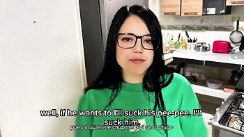 Crisanto999 Colombian Cousin Slutty Blowjob Homemade Sex in Spanish