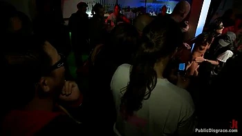 Blonde Slender Sub Humiliated by Big Dick Gangbang - Creampie Fetish Orgy with James Deen