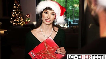 Lexi Luna and Lucas Frost's Dirty Footjob Fun