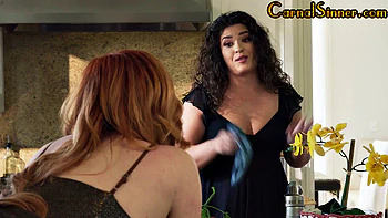 Big-ass redhead analfucked by BBC