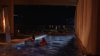 Brunette hottie Gianna Dior takes shower with her boyfriend Anton Harden.