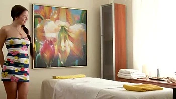 Big natural tits massage turns into hot pussy fucking and masturbation