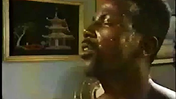 Jean Afrique: Vintage Interracial Blowjob und Doggy-Lecken