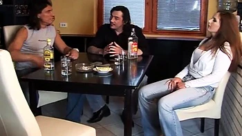 Dieter Von Stein And Veronica Belli - Sexy Big Natural Boobs Ass Fucking In The Pub...cum In Mouth