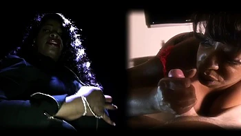 Black MILF with Huge Boobs Teases and Dances
