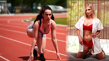 A nymphomaniac doctor in the Olympic village - Jacquie et Michel TV