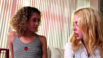 Slutty Cum Lesson With Two Blondes