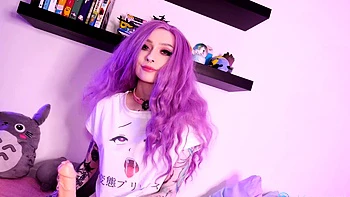 Amateur Masturbates Hard with Double Toys