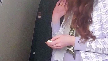 Amateur blondie solo anal masturbation