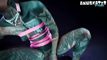 Hippie Babe Trippy Pip And Asshole Toys