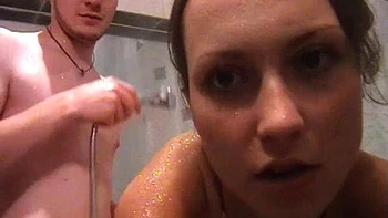 Shower couple: Doggy, Hardcore  Amateur Porn