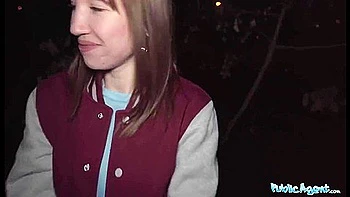 Hot Brunette Dances For Me In Public Before I Fuck Her Hard