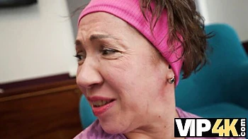 Russian cougar seduces young boy