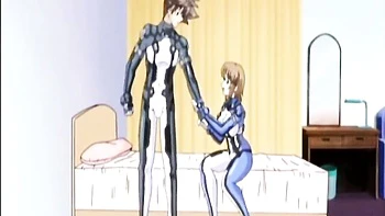 Аниме сиськастая девка сосёт и ебется с кончей