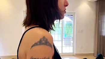 Teen Whore Sucks Cock and Sniffs Farts for Salesman