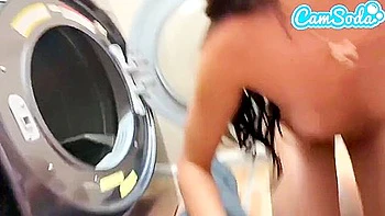 Fucked My Stepsister Bareback Doing Laundry