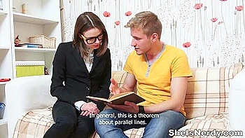 Brunette Carmen Fox Fucked Hard on Couch