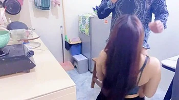Naughty Asian Teen Landlady Fucked for Rent