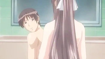 Hentai peituda com boquete e anal fodido