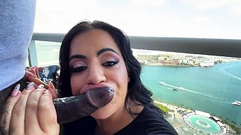 Lissa Aires with Huge Ass Gets Interracial Doggy