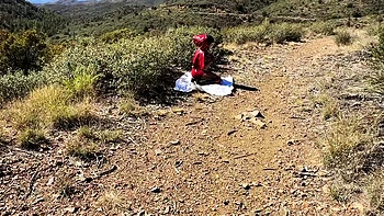 Ebony Chapeuzinho Vermelho gozada por BBC grande