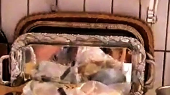 Dänische Hausfrau bläst und fickt Amateur