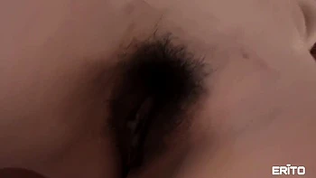 Hairy Asian Teen Sucks and Gets Pussy Licked