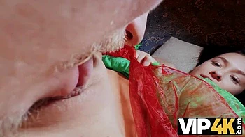 Brunette Picked for Xmas Fuck, Santa’s Cumshot Gift