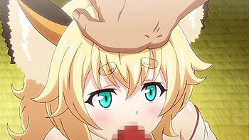 Filles renard hentai sucent et baisent en missionnaire anal