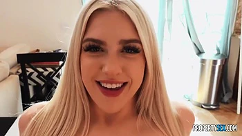 Baiser en pov avec la blonde teen Jazlyn Ray