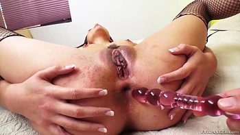 Brunette Teen Fucked Hard Anal Assplay