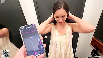 Hot German Girlfriend Tests Lovense Vibrator Publicly