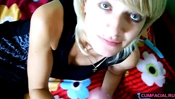 Russian amateur blowjob cumshots compilation