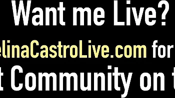 Dirty Latina Angelina and Virgo Peridot's huge tits blowjob threesome