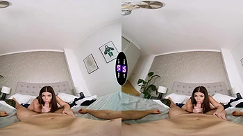 Careca bem dotado fode a linda morena húngara Brill Angel