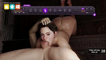 Jessica follada duro por su guapo hijastro: Chupada y a cuatro