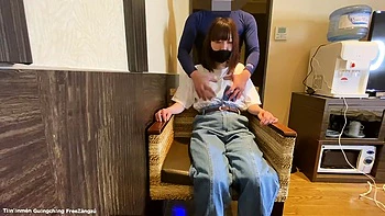 Tempting Asian teen in POV casting fetish