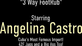 Raue Latina BBW Angelina Castro mit fetten Titten gefickt