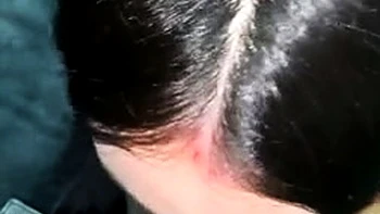 Памела Феррер сосёт член и кончает в лицо POV