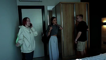 Russian redhead girlfriend fucked hard in bed