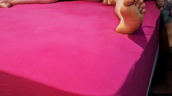 Sie wichste sich verführerisch bei der Massage