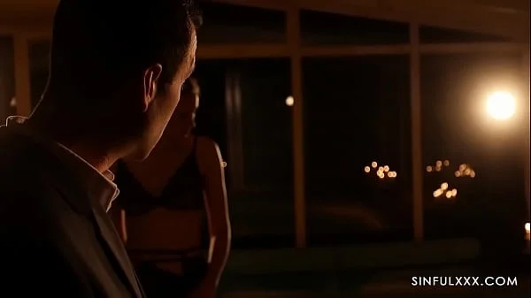 Blindfolded in the pool