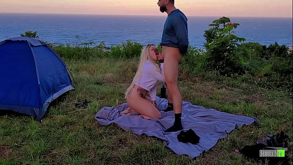 Sexo Arriscado Casal Amador real fodendo em acampamento - Sexdoll 520