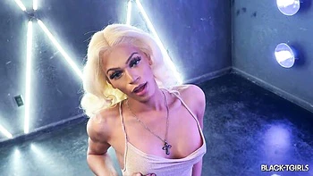 Excellent lass at tgirl action