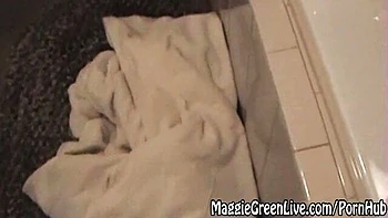 Sultry Milf Maggie Green Masturbates in Shower