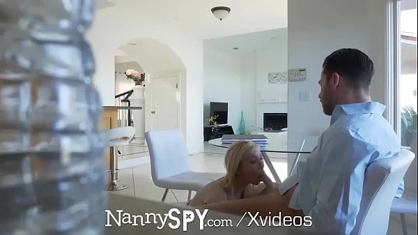NANNYSPY Horny Nympho Nanny Does It All To Get The Job